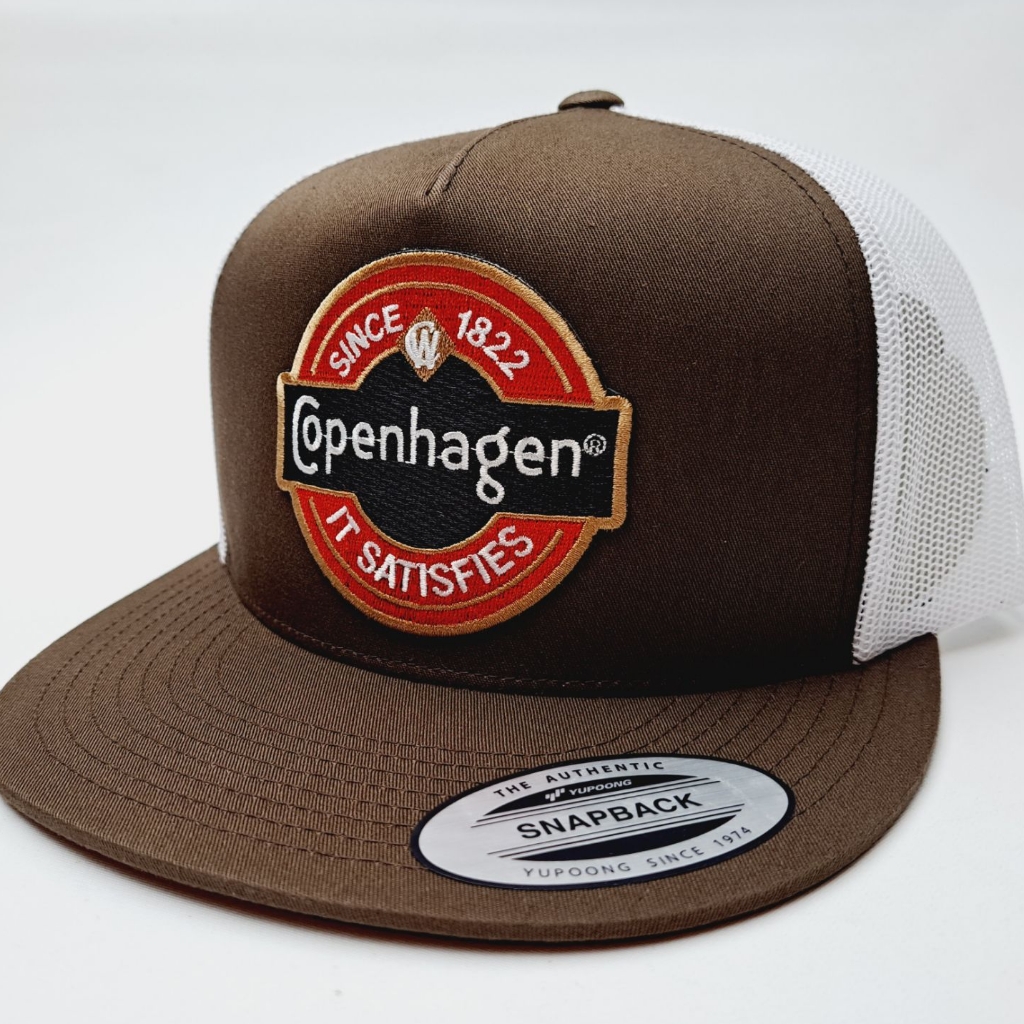 Copenhagen Chew Tobacco Chaw Snuff Dip Retro Vintage Style Patch Trucker  Hat Cap